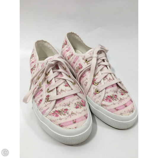 Shoes Sneakers By Superga In Floral Print, Size: 7