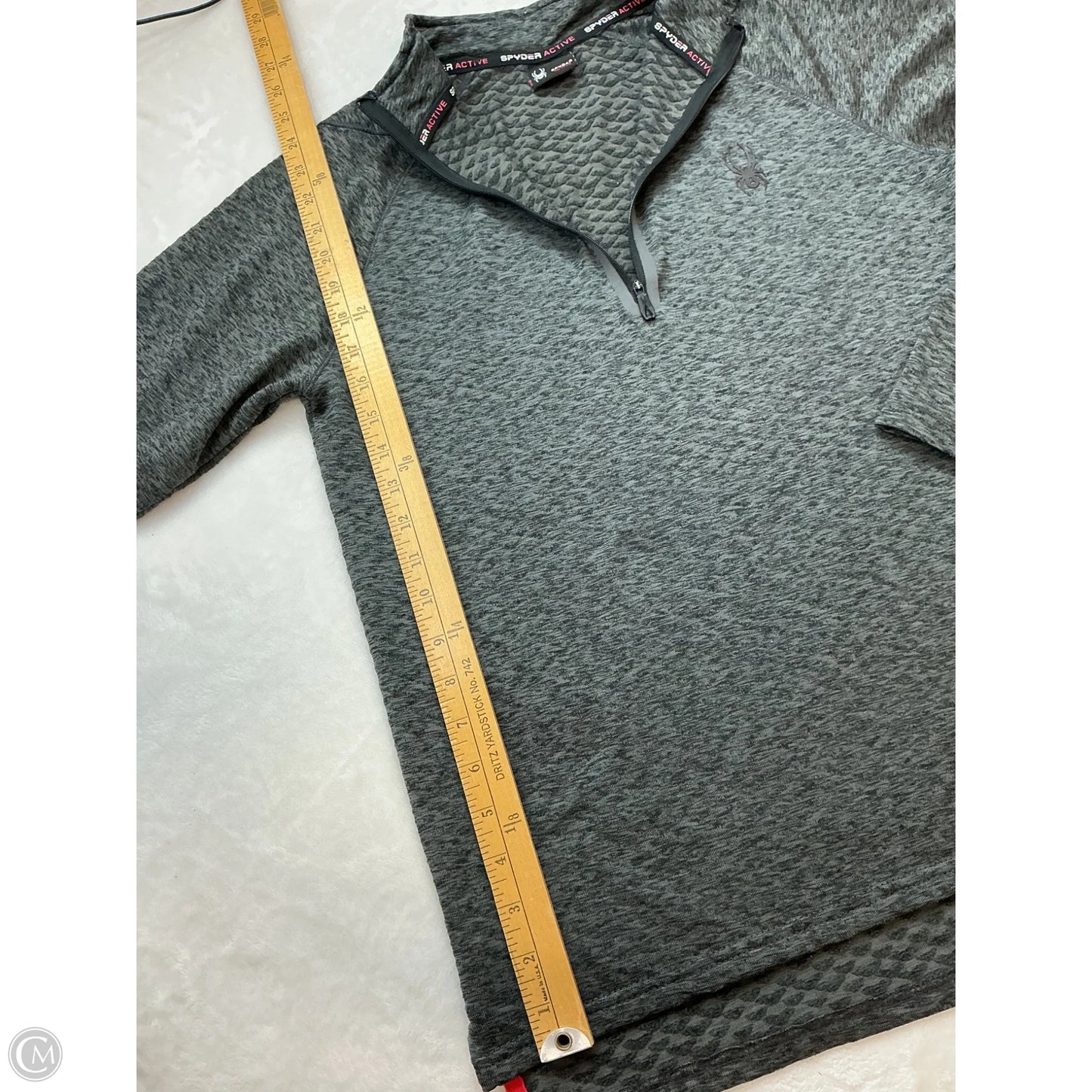Athletic Jacket By Spyder In Grey, Size: M