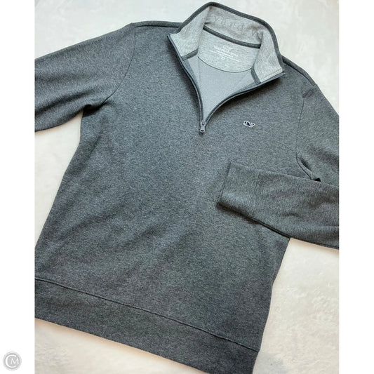 Athletic Top Long Sleeve Collar By Vineyard Vines In Grey, Size: Xs