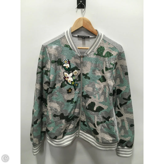 Jacket Other By Boston Proper In Green & Grey, Size: L