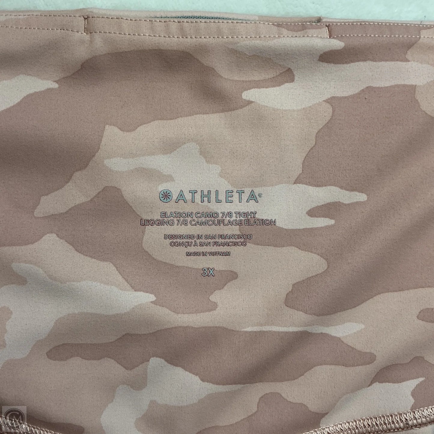 Athletic Leggings By Athleta In Pink, Size: 3x