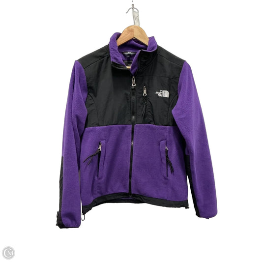 Athletic Jacket By The North Face In Black & Purple, Size: S