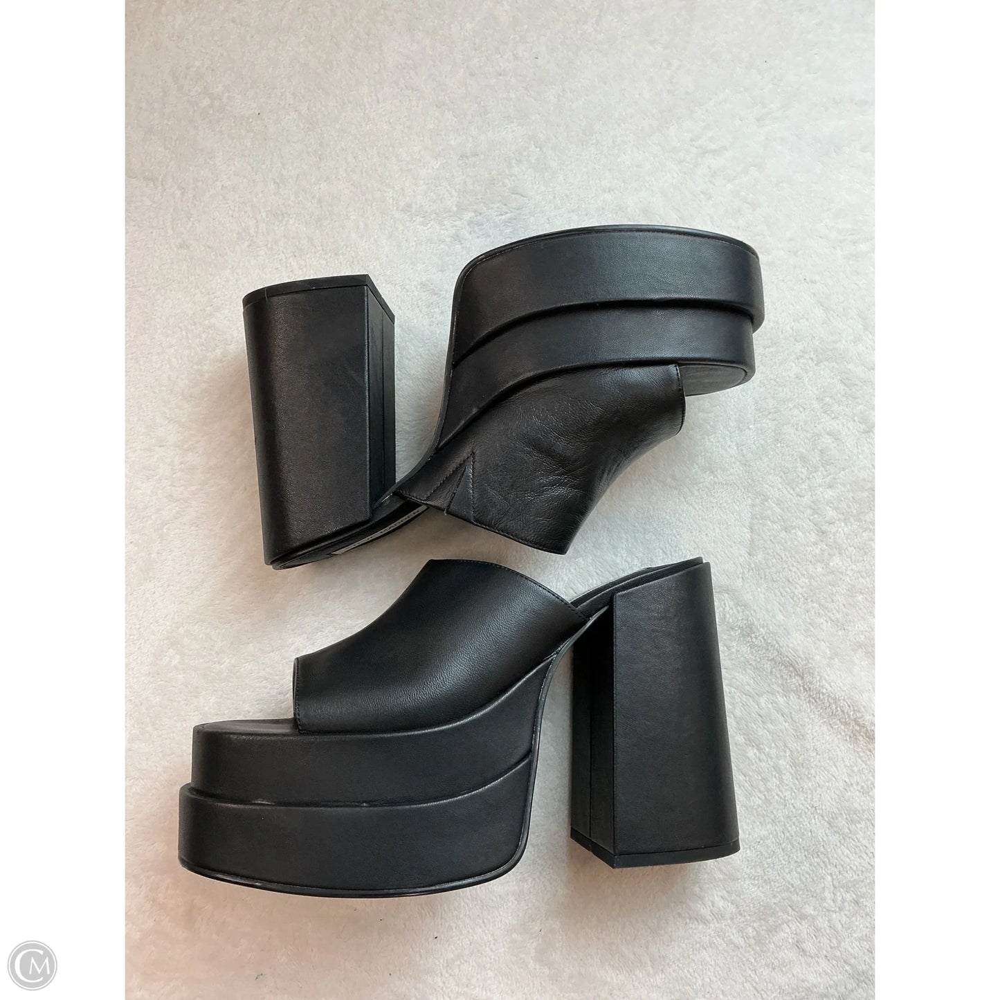 Shoes Heels Platform By Steve Madden In Black, Size: 9