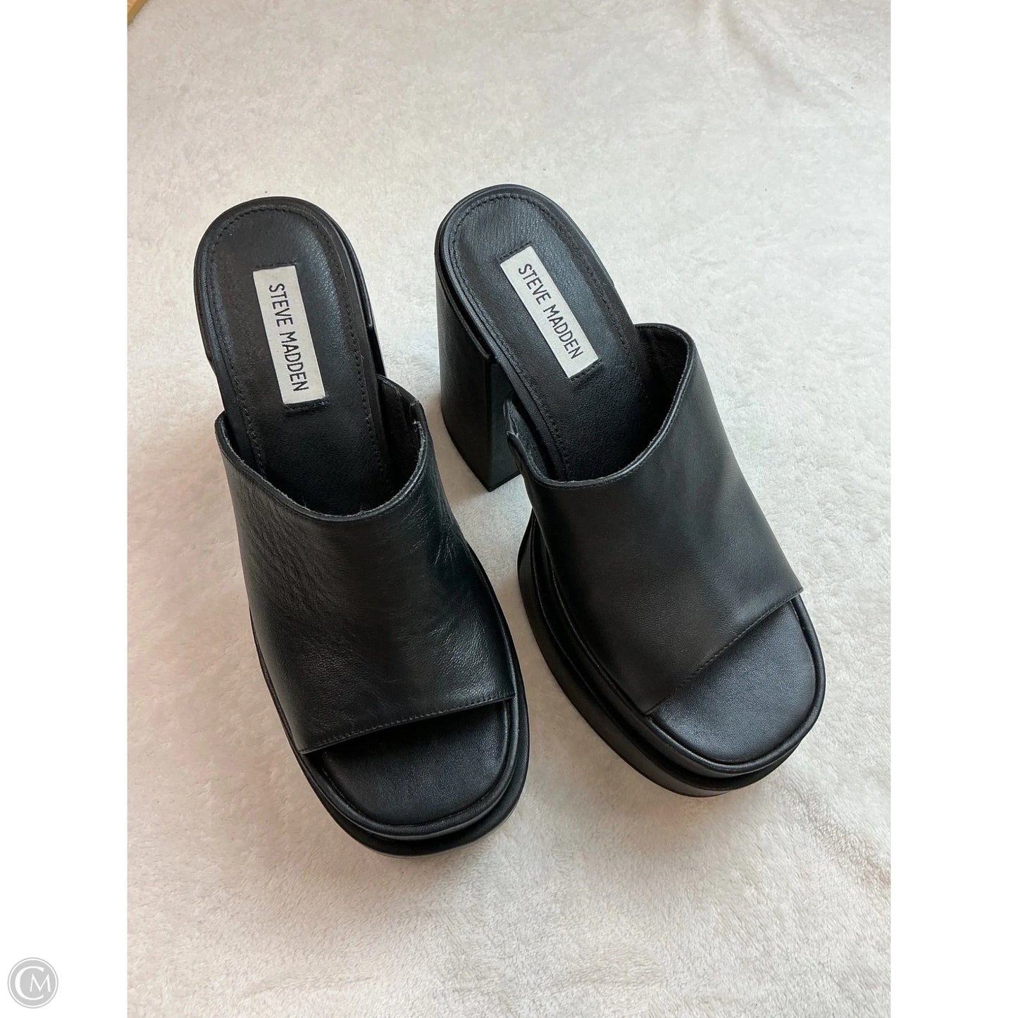 Shoes Heels Platform By Steve Madden In Black, Size: 9