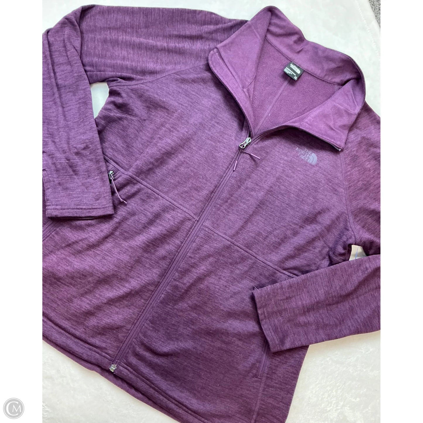 Athletic Sweatshirt Collar By The North Face In Purple, Size: Xxl