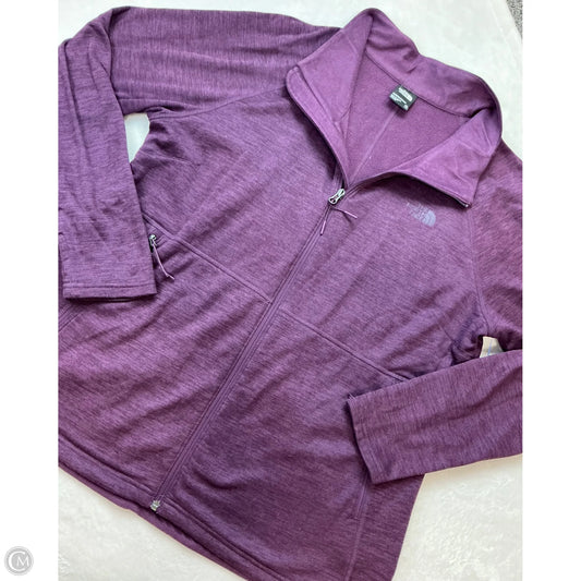 Athletic Sweatshirt Collar By The North Face In Purple, Size: Xxl
