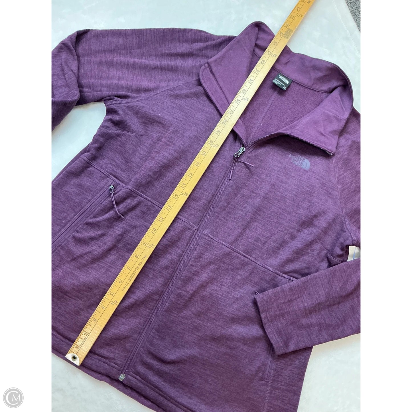 Athletic Sweatshirt Collar By The North Face In Purple, Size: Xxl