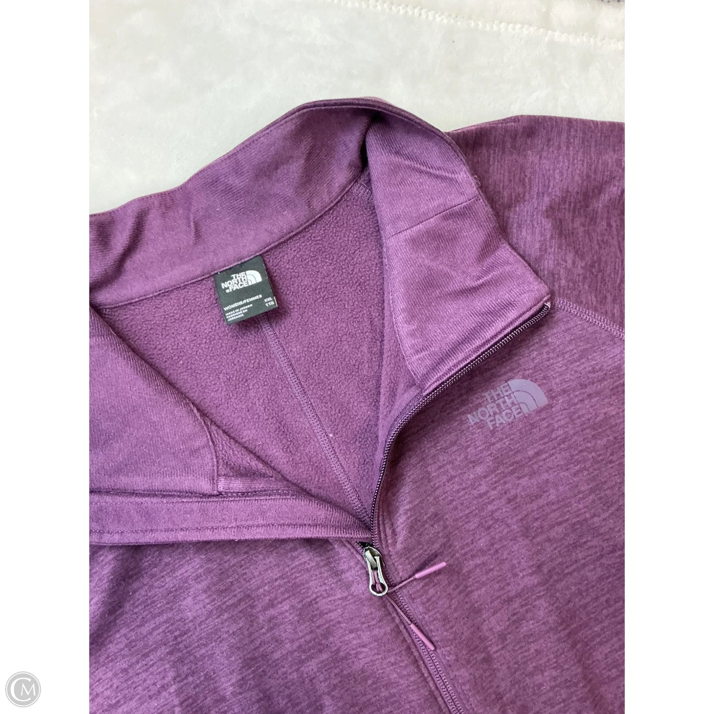Athletic Sweatshirt Collar By The North Face In Purple, Size: Xxl