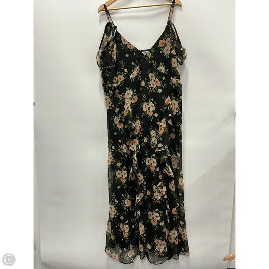 Dress Party Long By Old Navy In Floral Print, Size: 1x