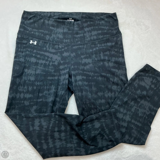 Athletic Leggings By Under Armour In Black, Size: Xl