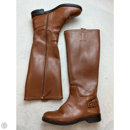 Boots Mid-calf Flats By Franco Sarto In Tan, Size: 6