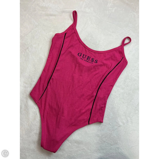 Bodysuit By Guess In Pink, Size: L