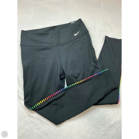 Athletic Leggings By Nike In Black, Size: L