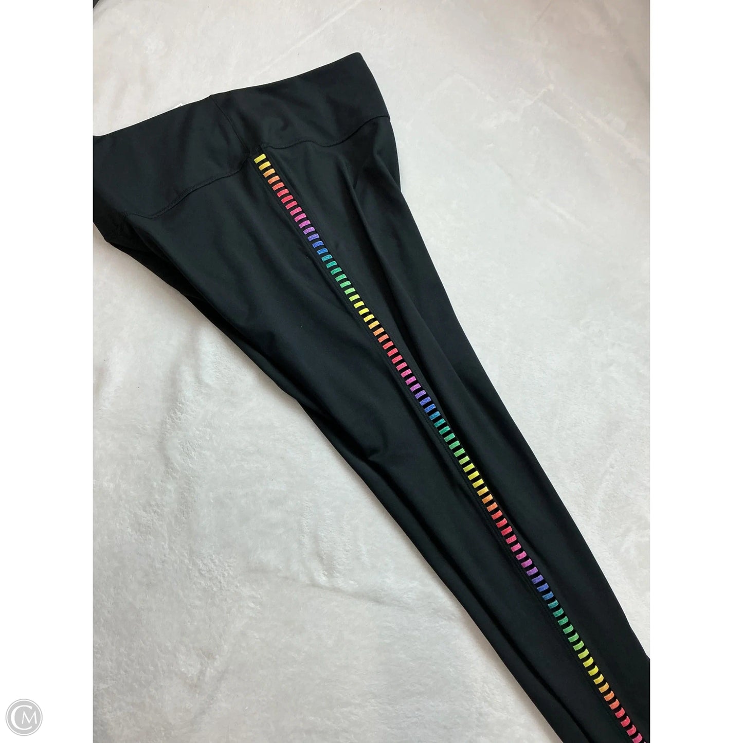 Athletic Leggings By Nike In Black, Size: L