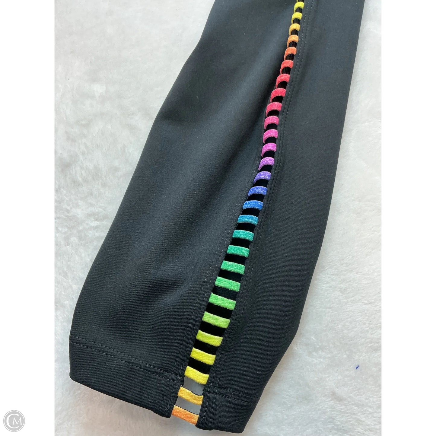 Athletic Leggings By Nike In Black, Size: L