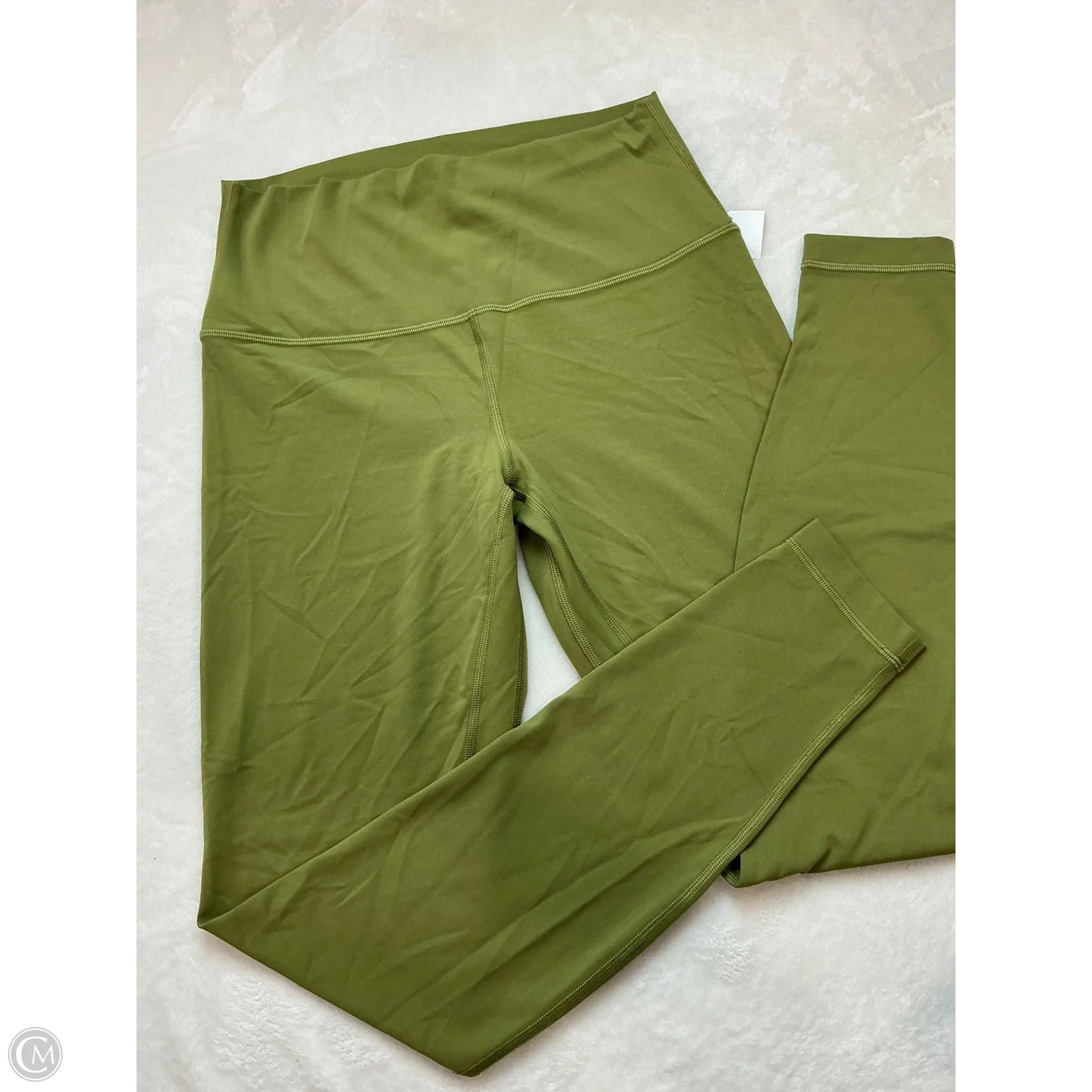 Athletic Leggings By Lululemon In Green, Size: 8