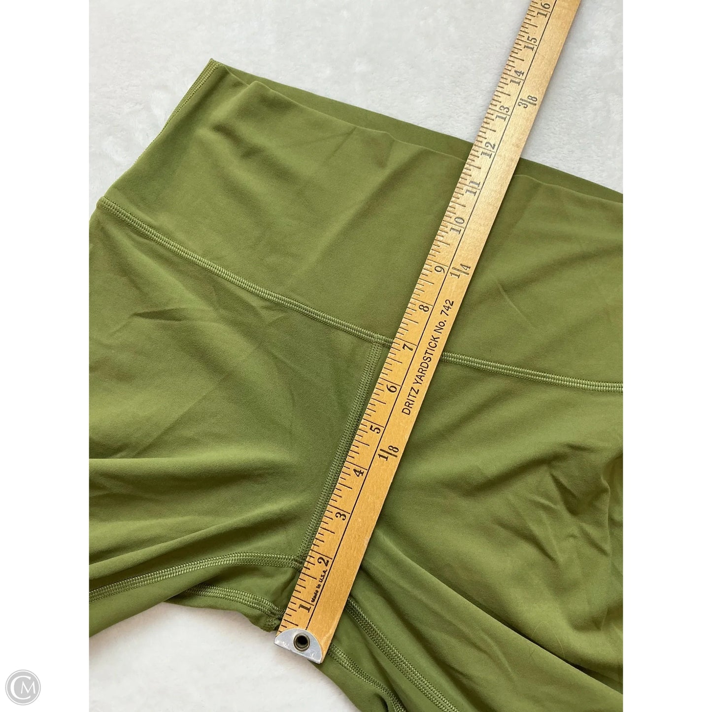 Athletic Leggings By Lululemon In Green, Size: 8