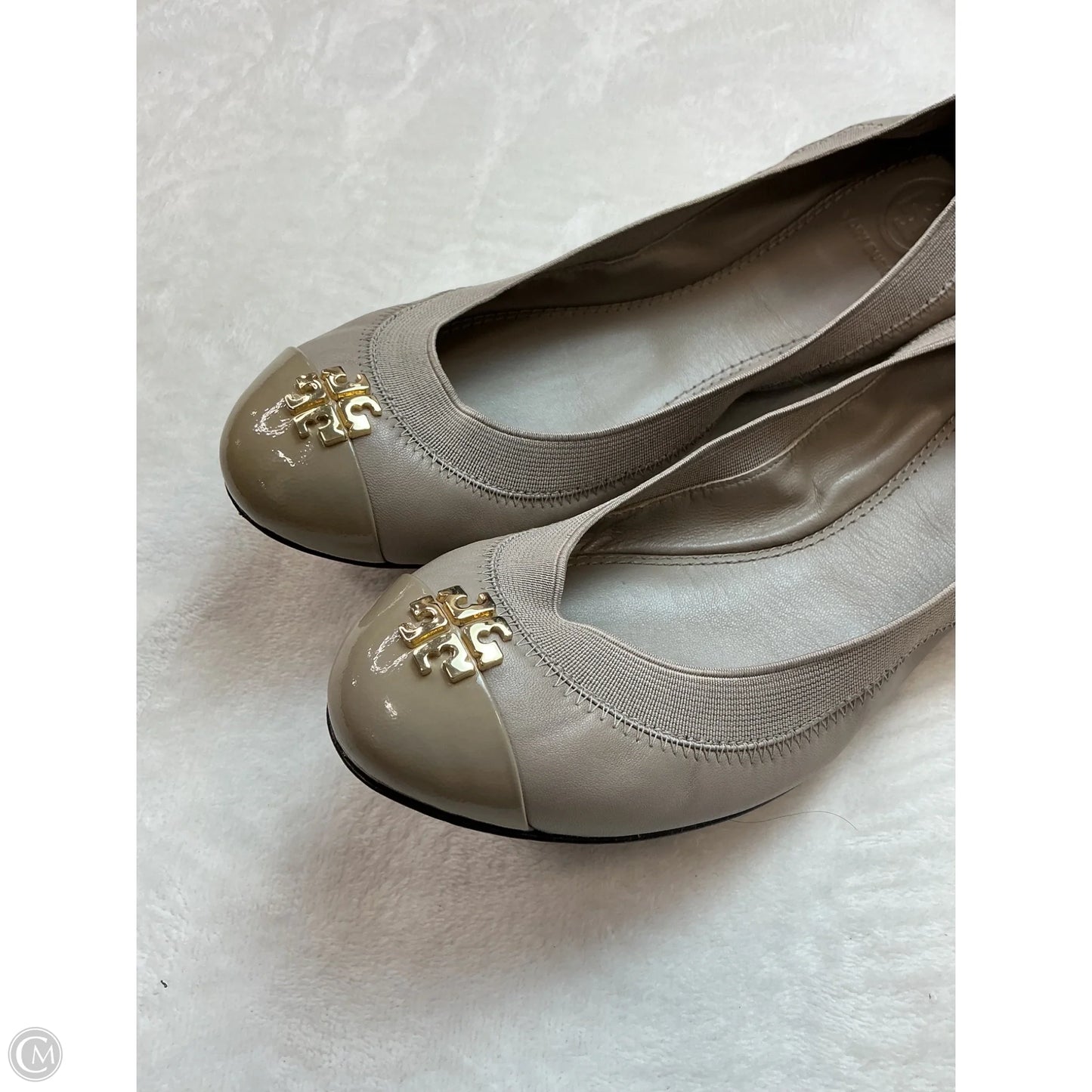 Shoes Designer By Tory Burch In Grey, Size: 7