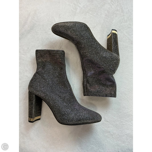 Boots Designer By Michael Kors In Gold & Silver, Size: 9
