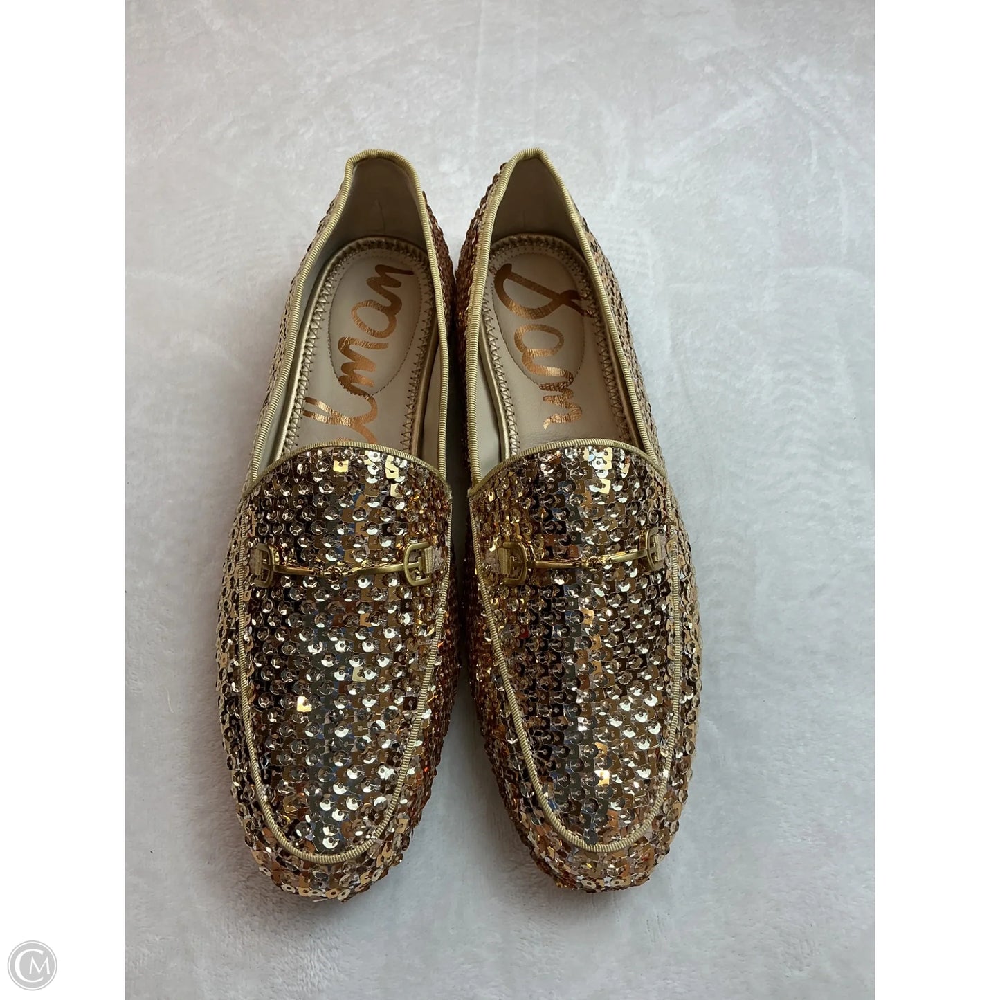 Shoes Flats By Sam Edelman In Gold, Size: 9