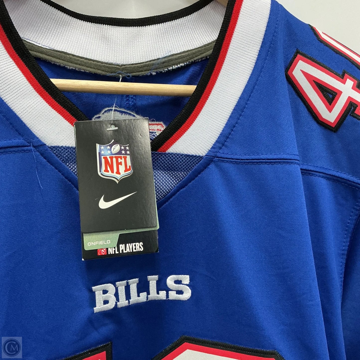 Top Short Sleeve By Nfl In Blue, Size: M