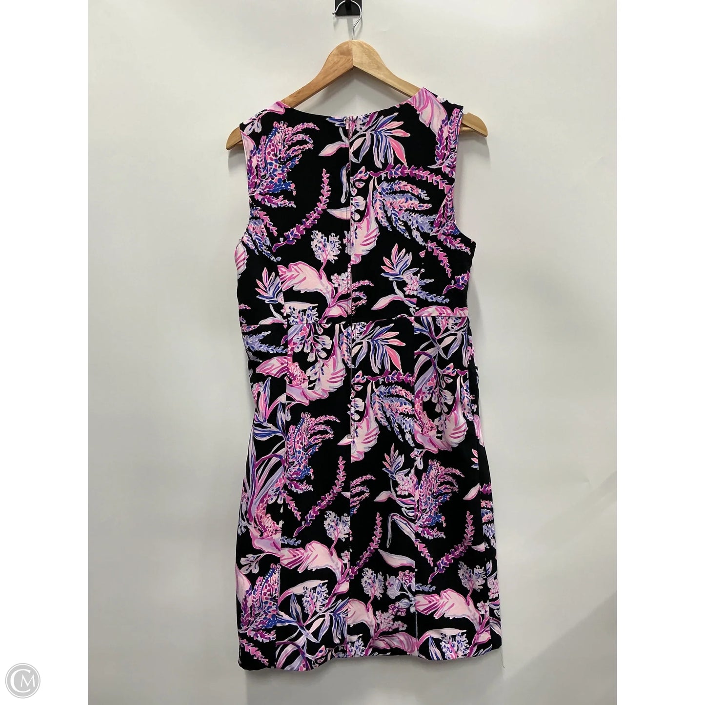 Dress Designer By Lilly Pulitzer In Black & Purple, Size: 12