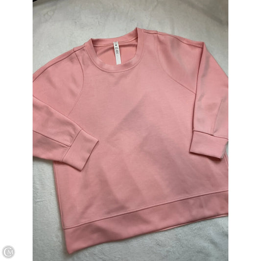 Athletic Sweatshirt Crewneck By Lululemon In Pink, Size: 6