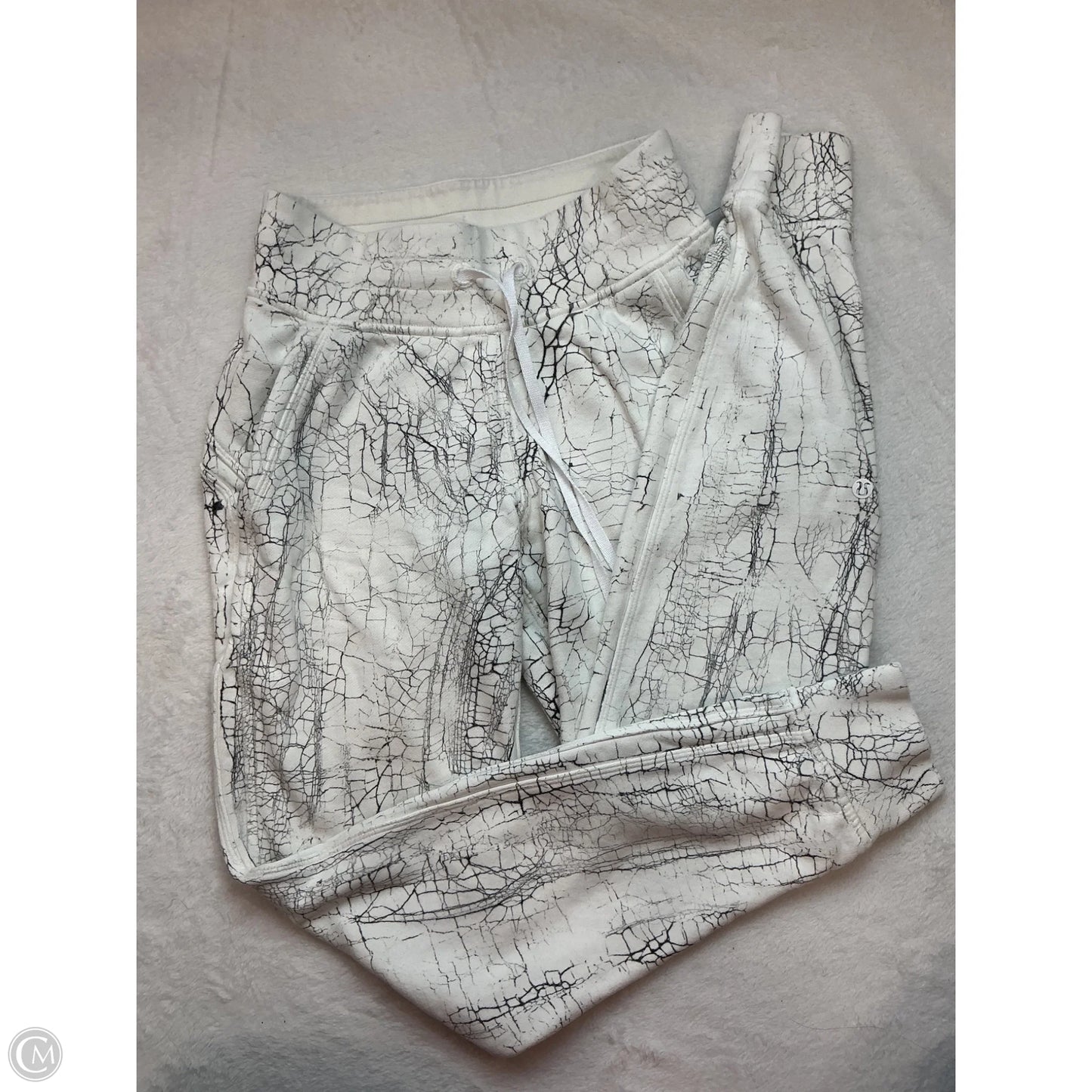 Athletic Pants By Lululemon In White, Size: 2