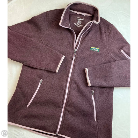 Athletic Jacket By L.l. Bean In Purple, Size: Xl