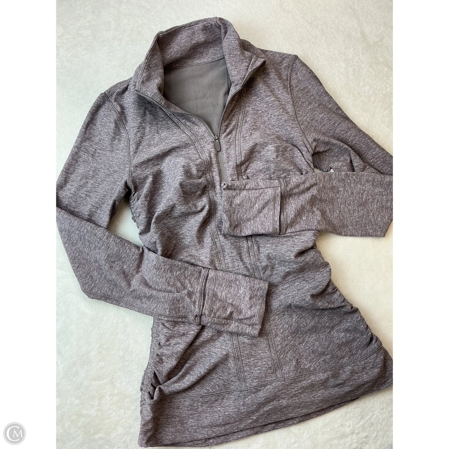 Athletic Jacket By Lululemon In Purple, Size: 4
