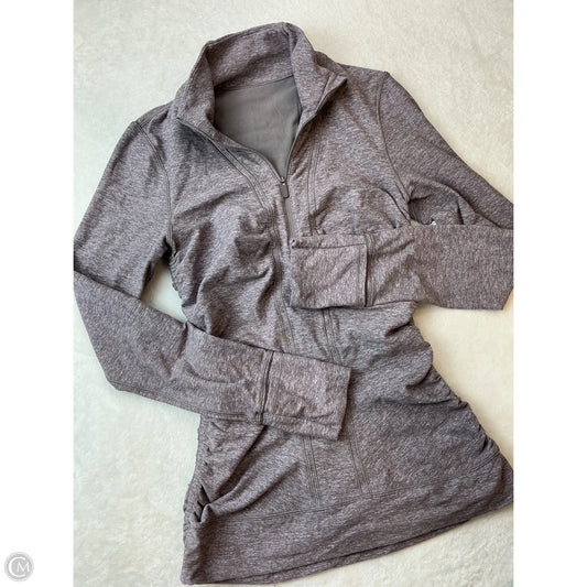 Athletic Jacket By Lululemon In Purple, Size: 4