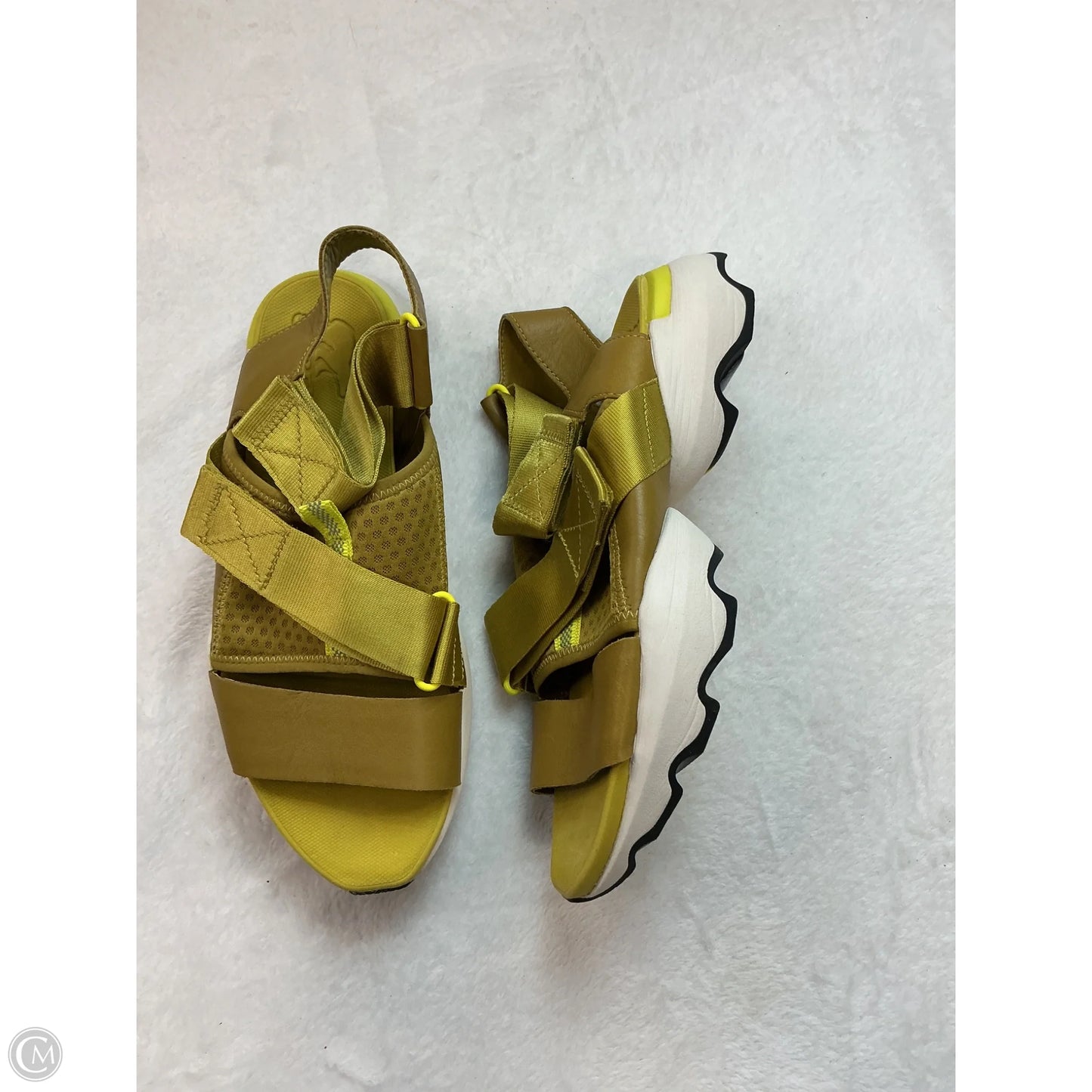 Sandals Flats By Sorel In Green, Size: 8.5