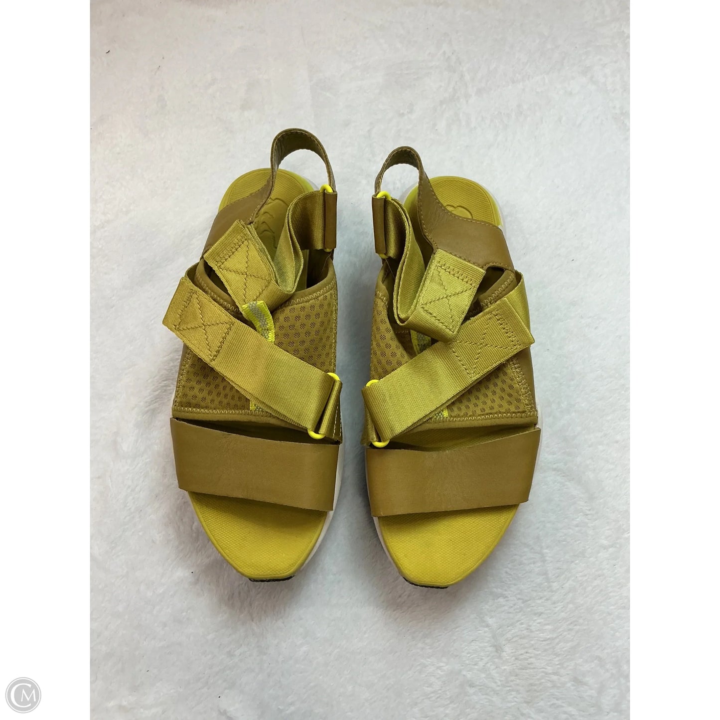 Sandals Flats By Sorel In Green, Size: 8.5