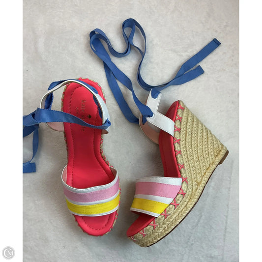 Sandals Designer By Kate Spade In Multi-colored, Size: 8