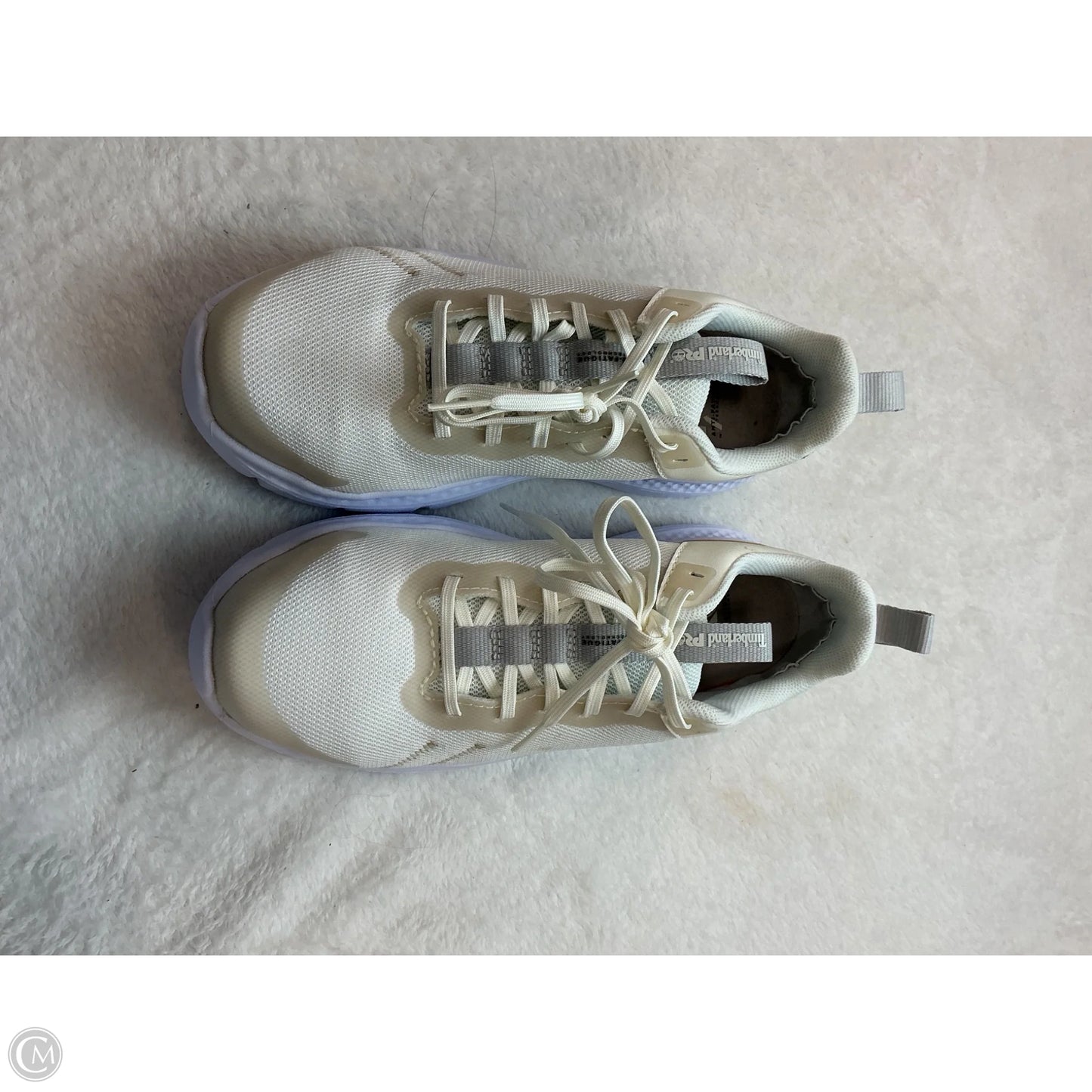Shoes Hiking By Timberland In Cream, Size: 6