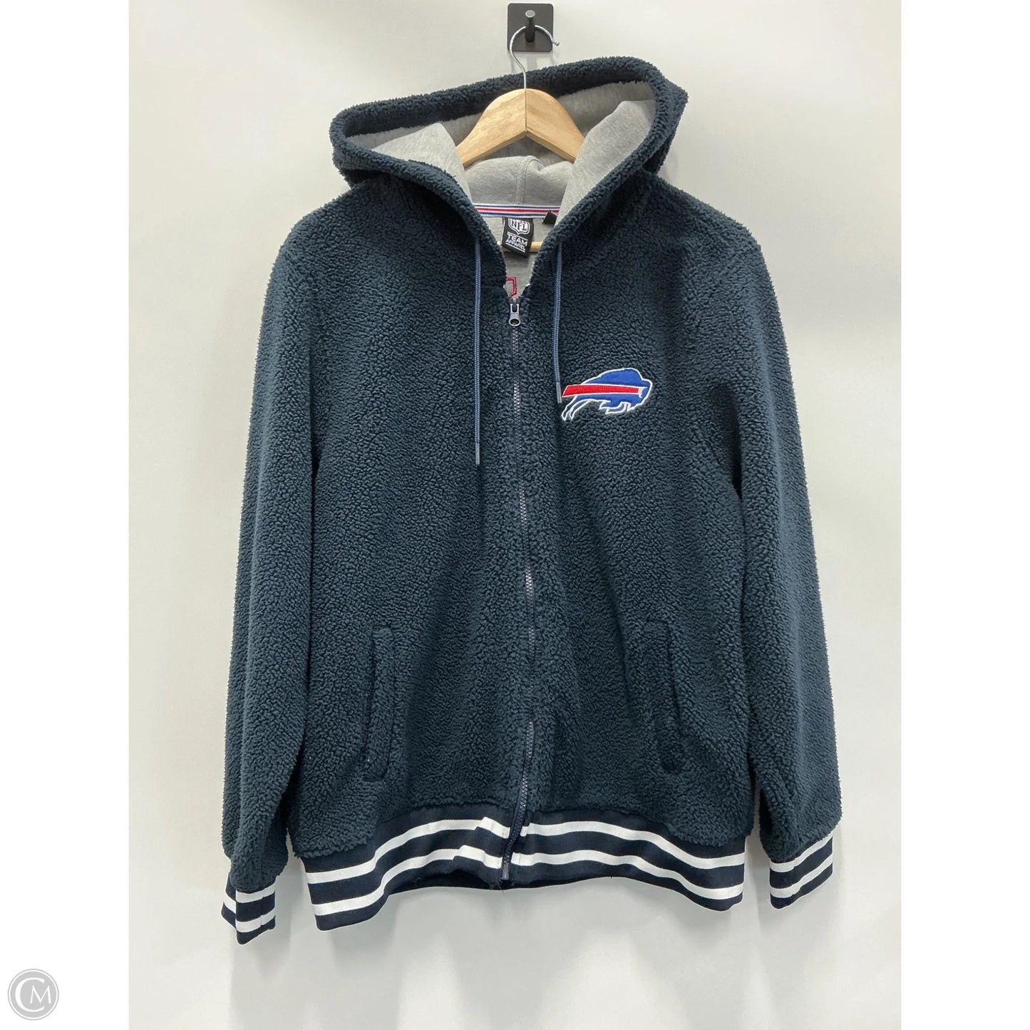 Jacket Fleece By Nfl In Navy, Size: Xl