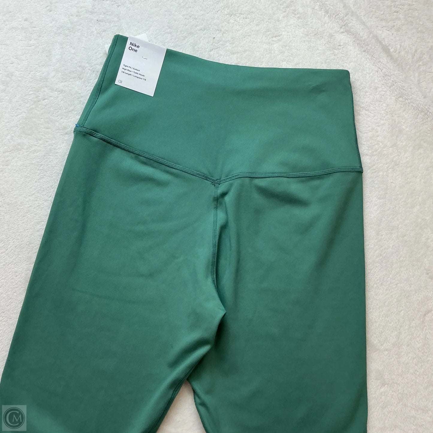 Athletic Leggings By Nike In Green, Size: S