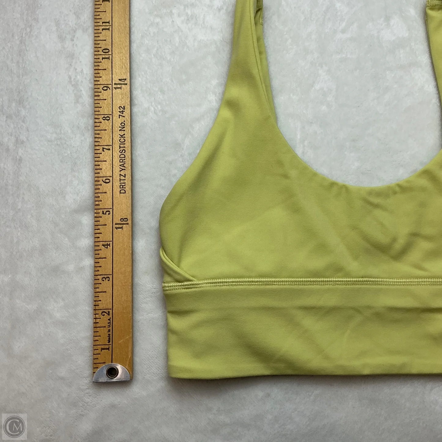 Athletic Bra By Lululemon In Yellow, Size: 6