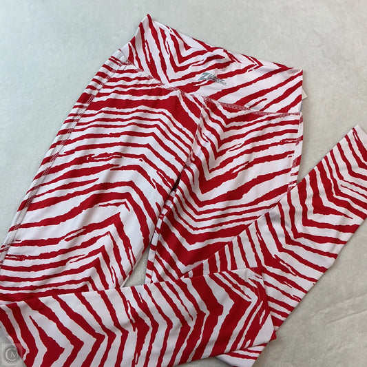 Athletic Leggings By Clothes Mentor In Red & White, Size: S