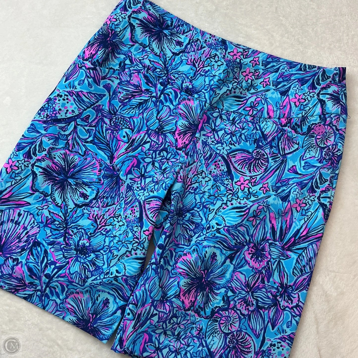 Shorts Designer By Lilly Pulitzer In Blue & Purple, Size: 4