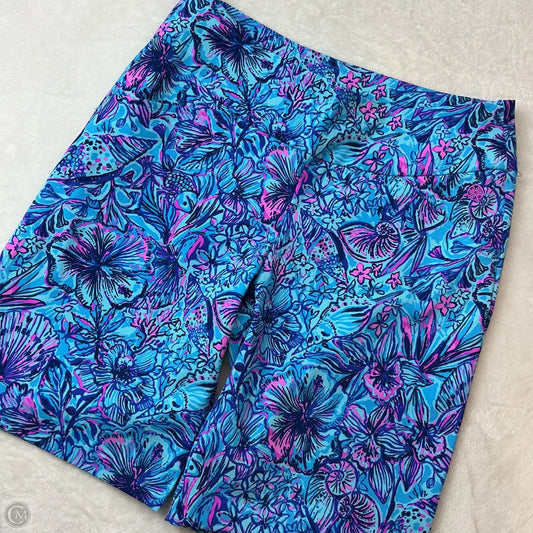 Shorts Designer By Lilly Pulitzer In Blue & Purple, Size: 4