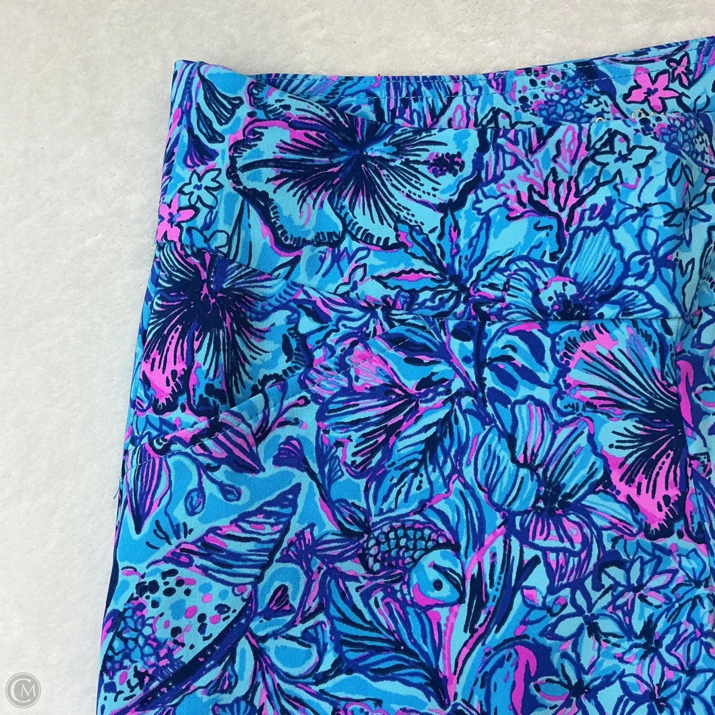 Shorts Designer By Lilly Pulitzer In Blue & Purple, Size: 4