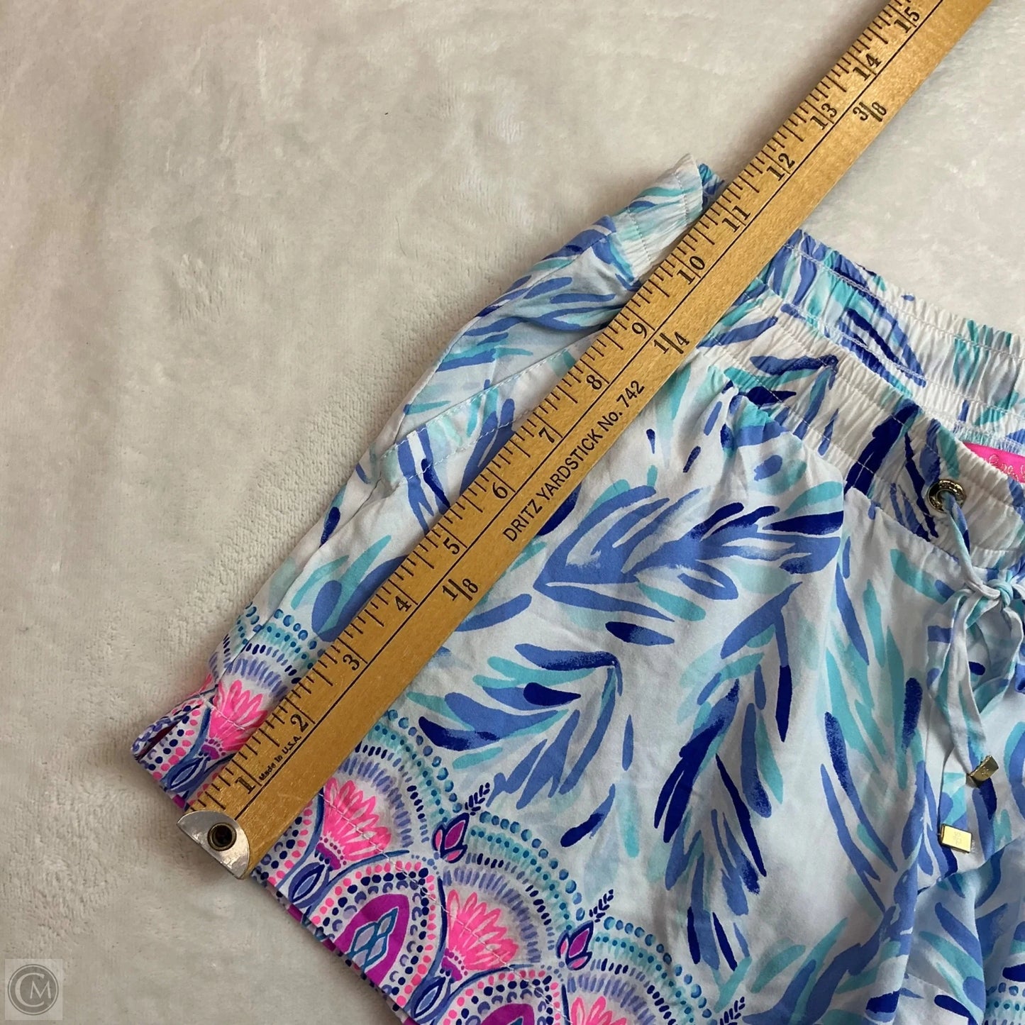 Shorts Designer By Lilly Pulitzer In Blue & White, Size: Xs