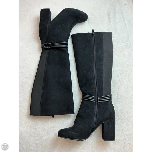 Boots Mid-calf Heels By Lc Lauren Conrad In Black, Size: 6