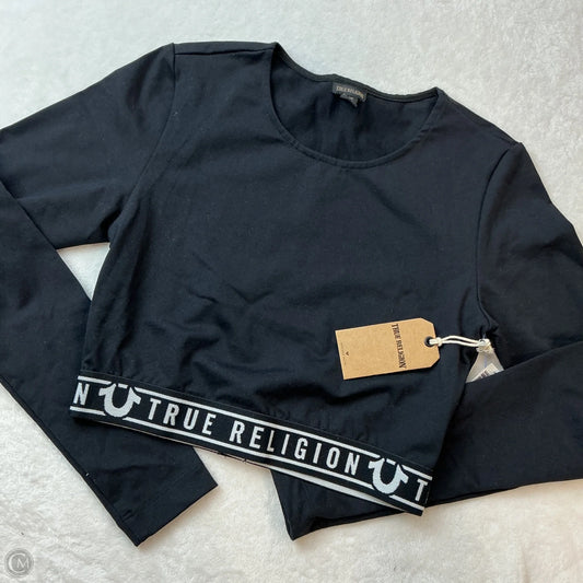 Athletic Top Long Sleeve Crewneck By True Religion In Black, Size: Xs