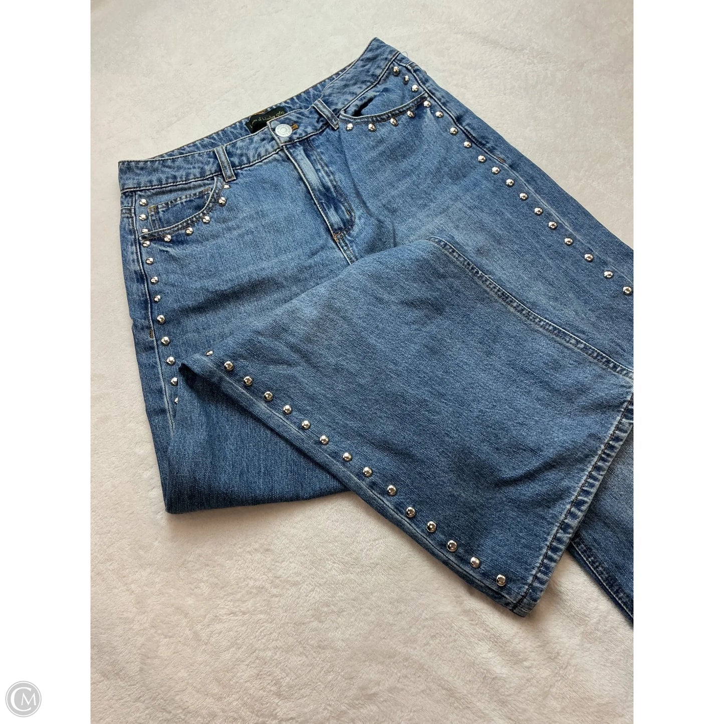 Jeans Wide Leg By House Of Harlow In Blue Denim, Size: 6