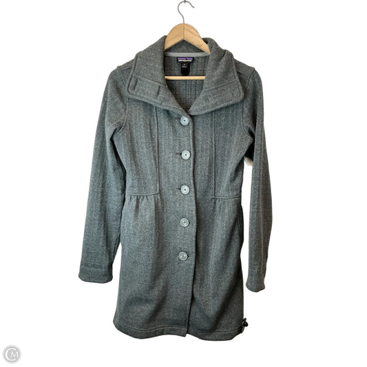 Coat Peacoat By Patagonia In Grey, Size: M