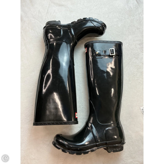 Boots Rain By Hunter In Black, Size: 6