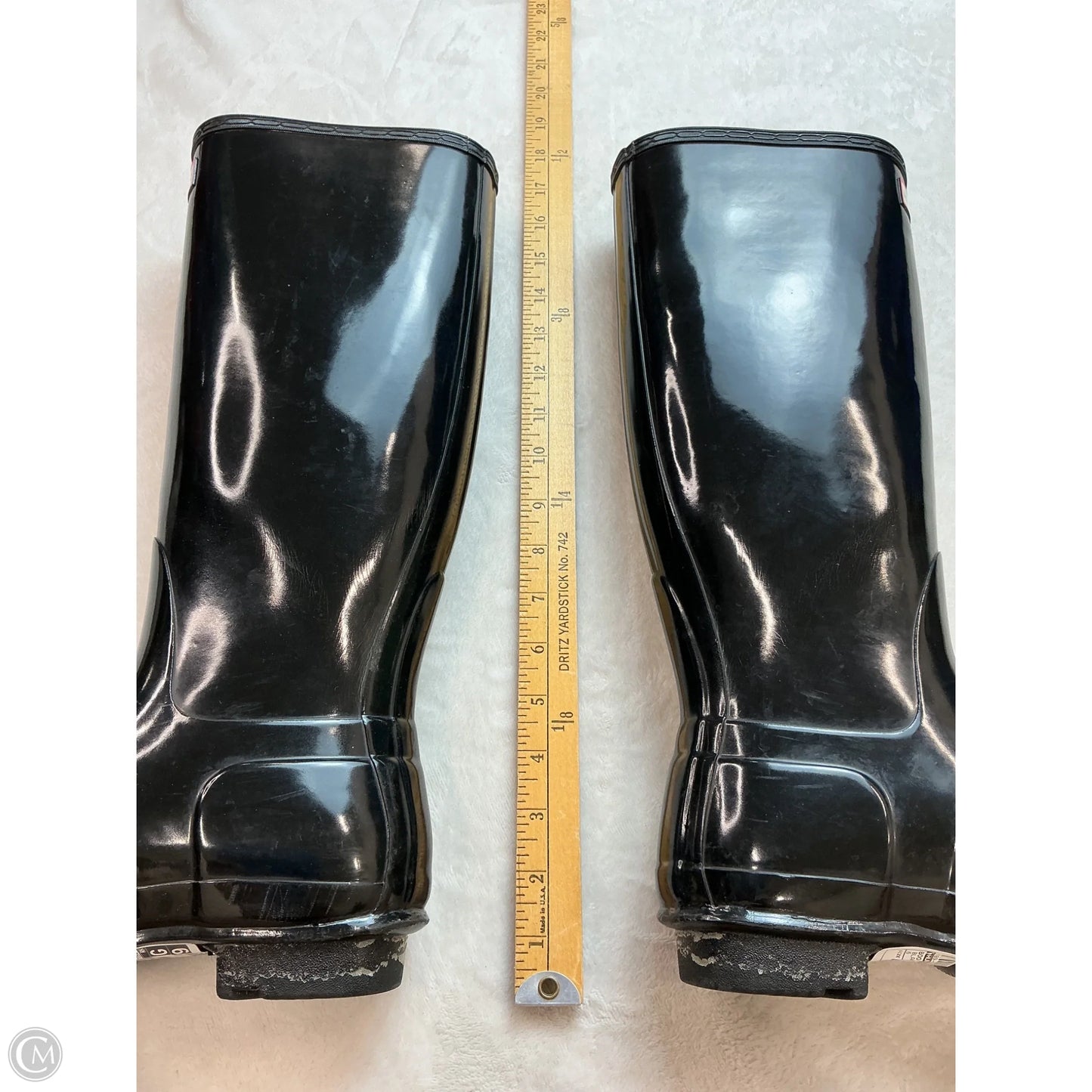 Boots Rain By Hunter In Black, Size: 6