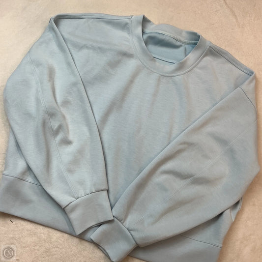 Athletic Sweatshirt Crewneck By Lululemon In Blue, Size: 8